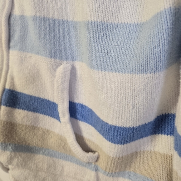 Sonoma Life + Style Women’s Hooded Zip-Up Sweater – Striped Size M - Picture 3 of 6